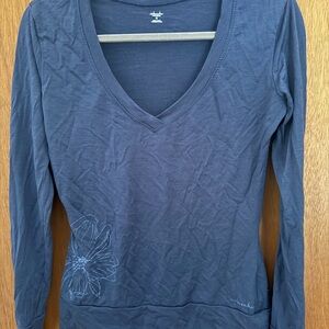 Icebreaker Deep Blue Long Sleeve Top M
